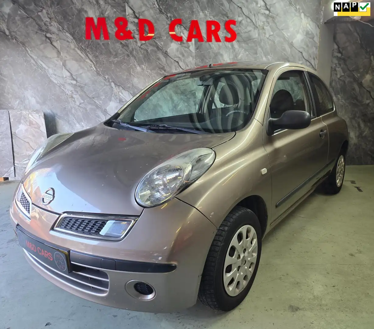 Nissan Micra 1.2 Mix AUTOMAAT AIRCO NAP ELEK RAMEN Brun - 1