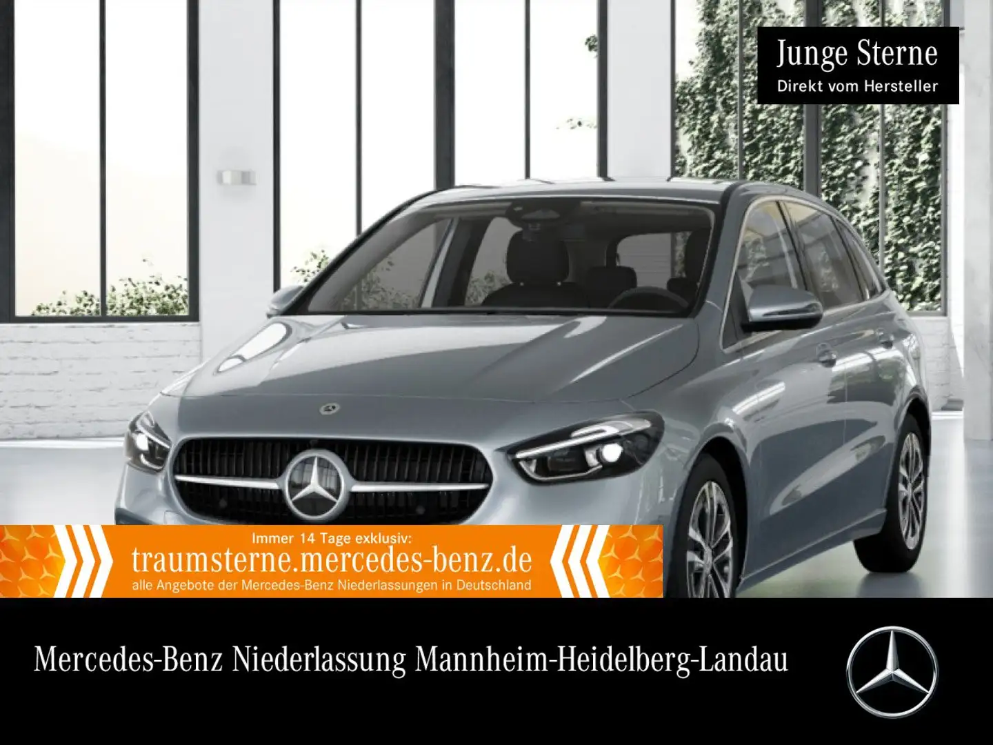 Mercedes-Benz B 200 PROGRESSIVE+MULTIBEAM+KAMERA+TOTW+7G Silber - 1