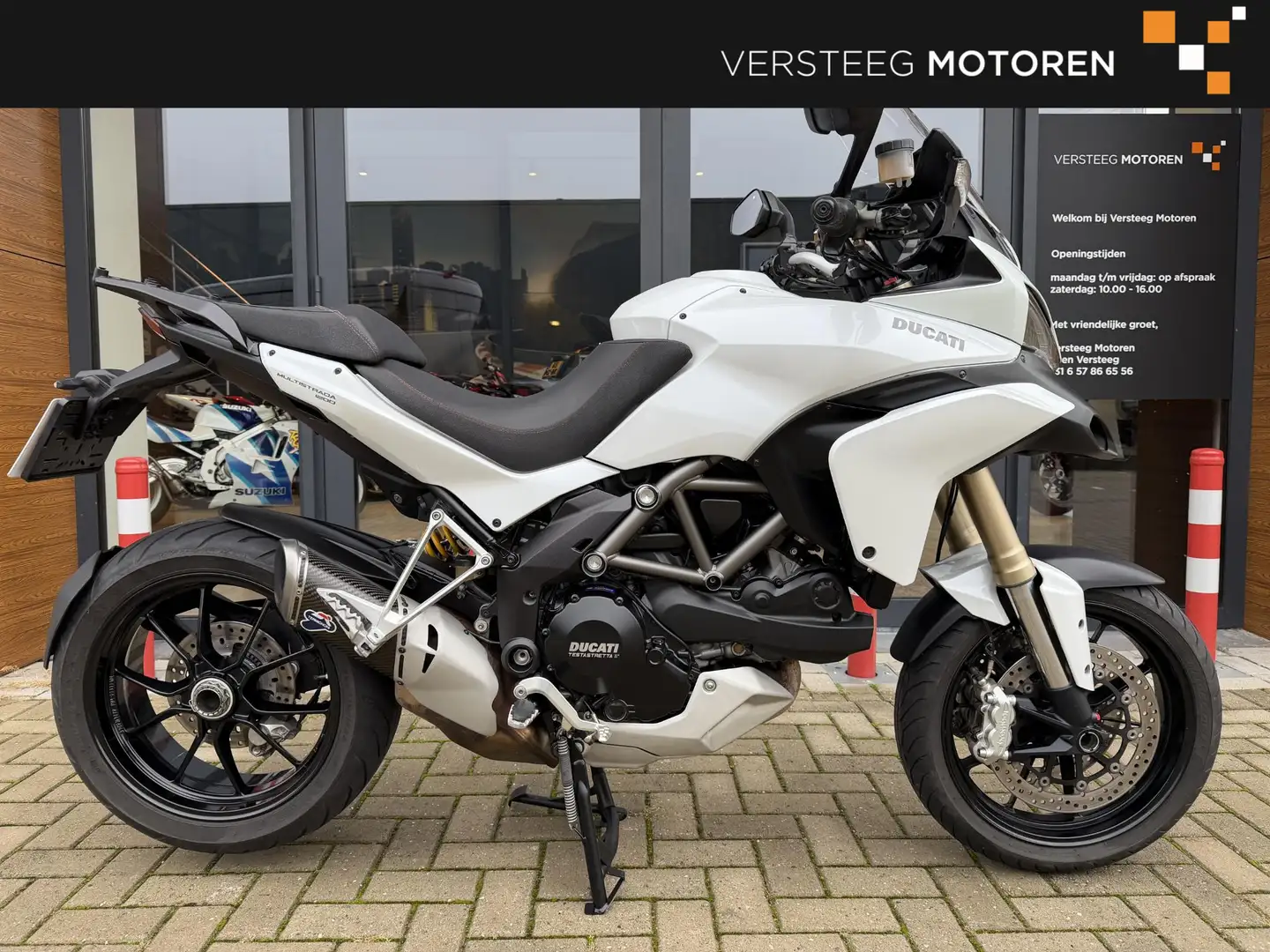 Ducati Multistrada 1200 Desmo gehad # Termignoni # NL motor Weiß - 1