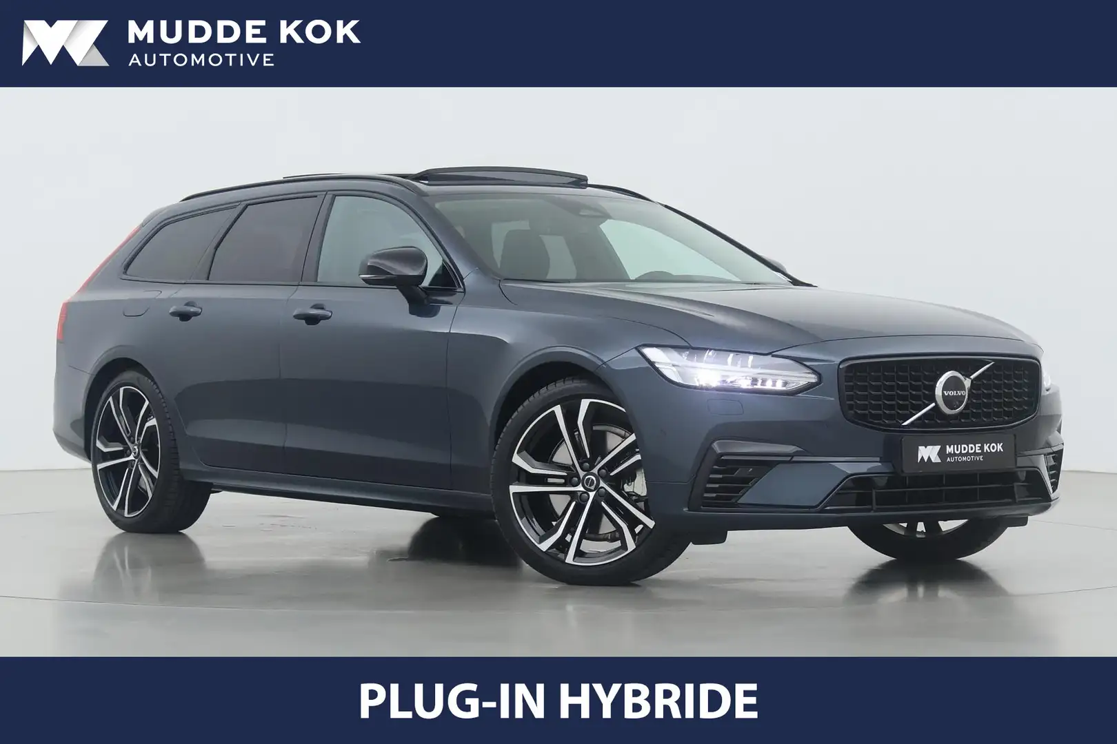 Volvo V90 T6 Plug-in hybrid Ultra Dark | Luchtvering Achter Blauw - 1