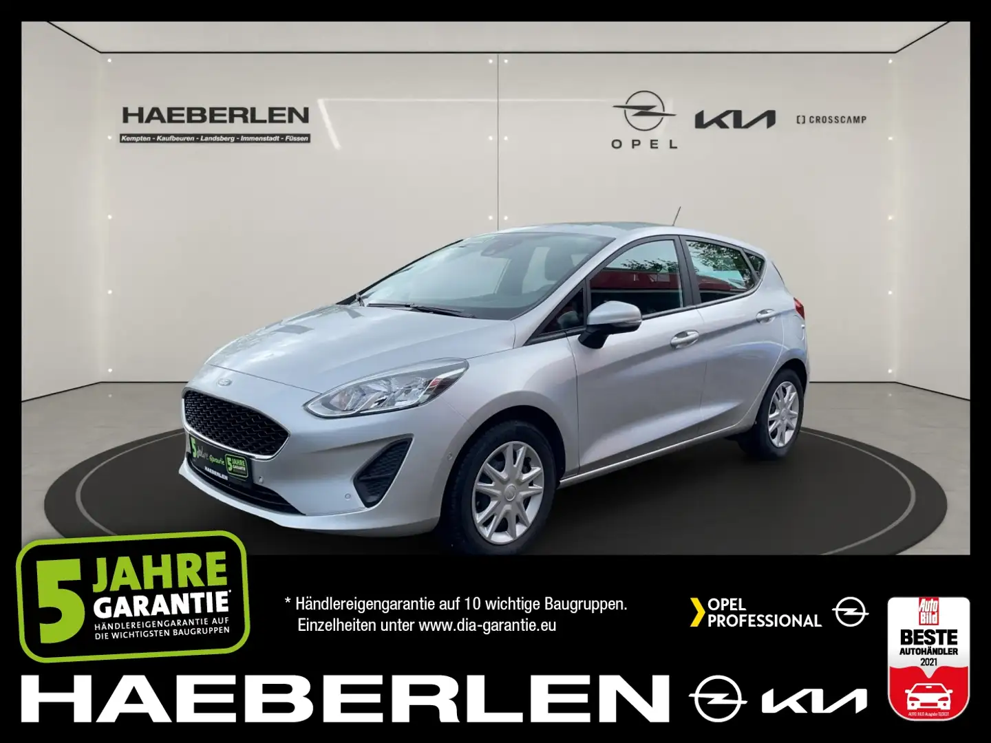 Ford Fiesta 1.1  Cool & Connect *PDC v+h DynLi Tempo* Zilver - 1