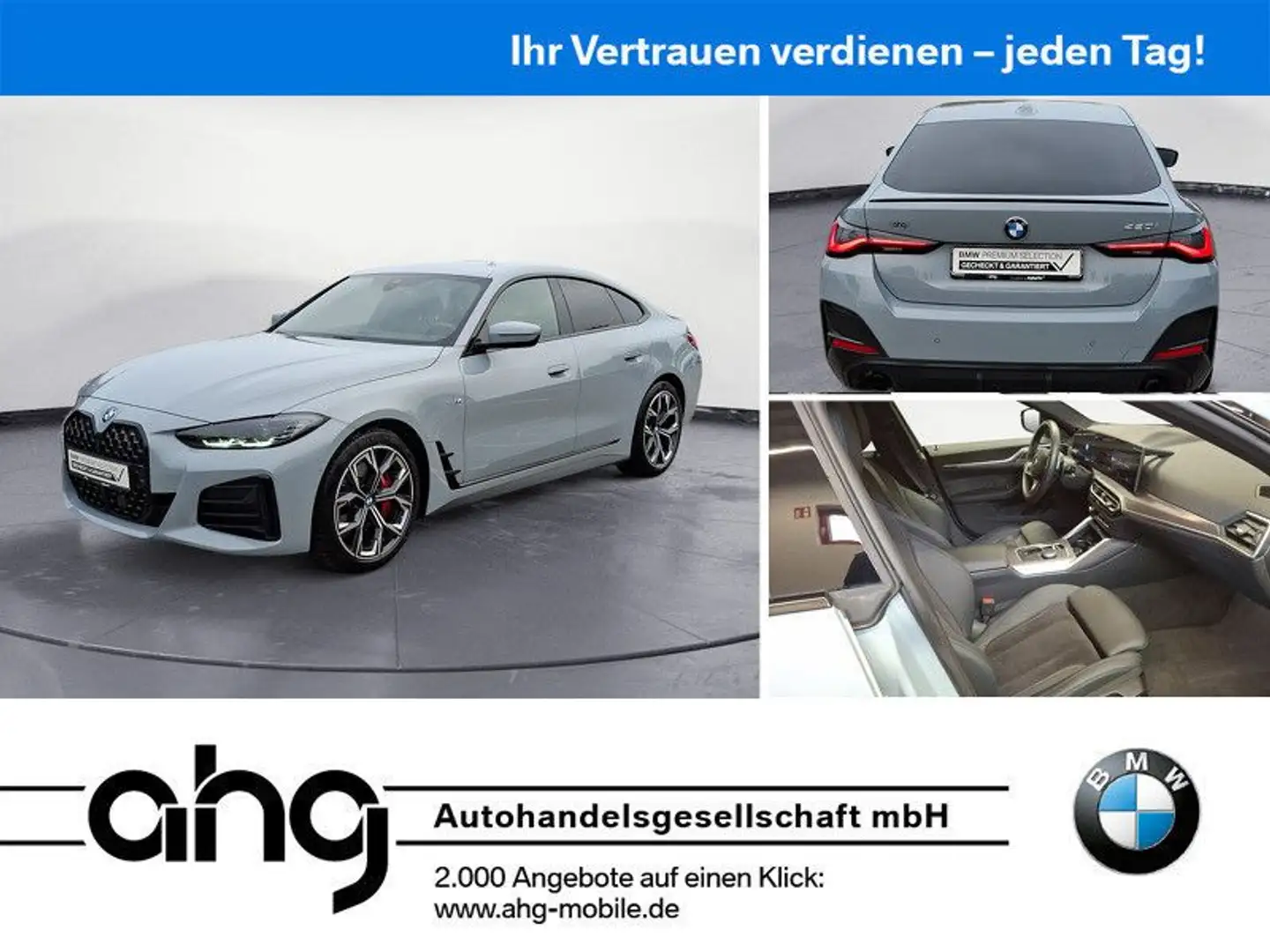 BMW 420 M Sport Pro 19' Drving Assist Grau - 1