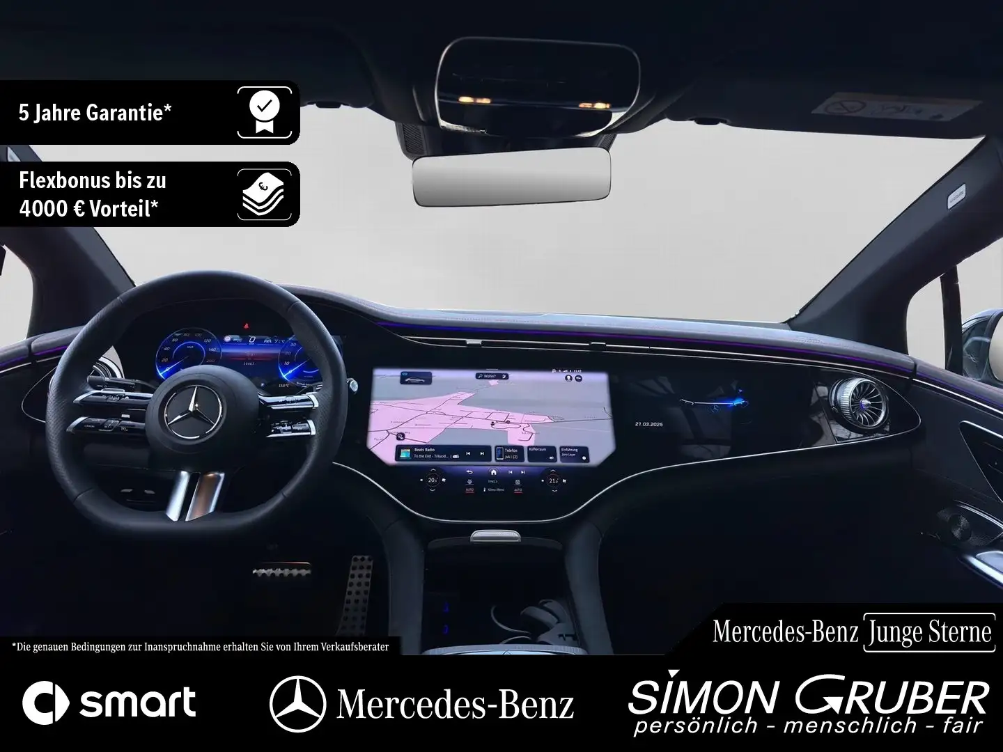 Mercedes-Benz EQE 350 4M AMG Pano Hyper HAL Digi HUD Mod 2024 crna - 2