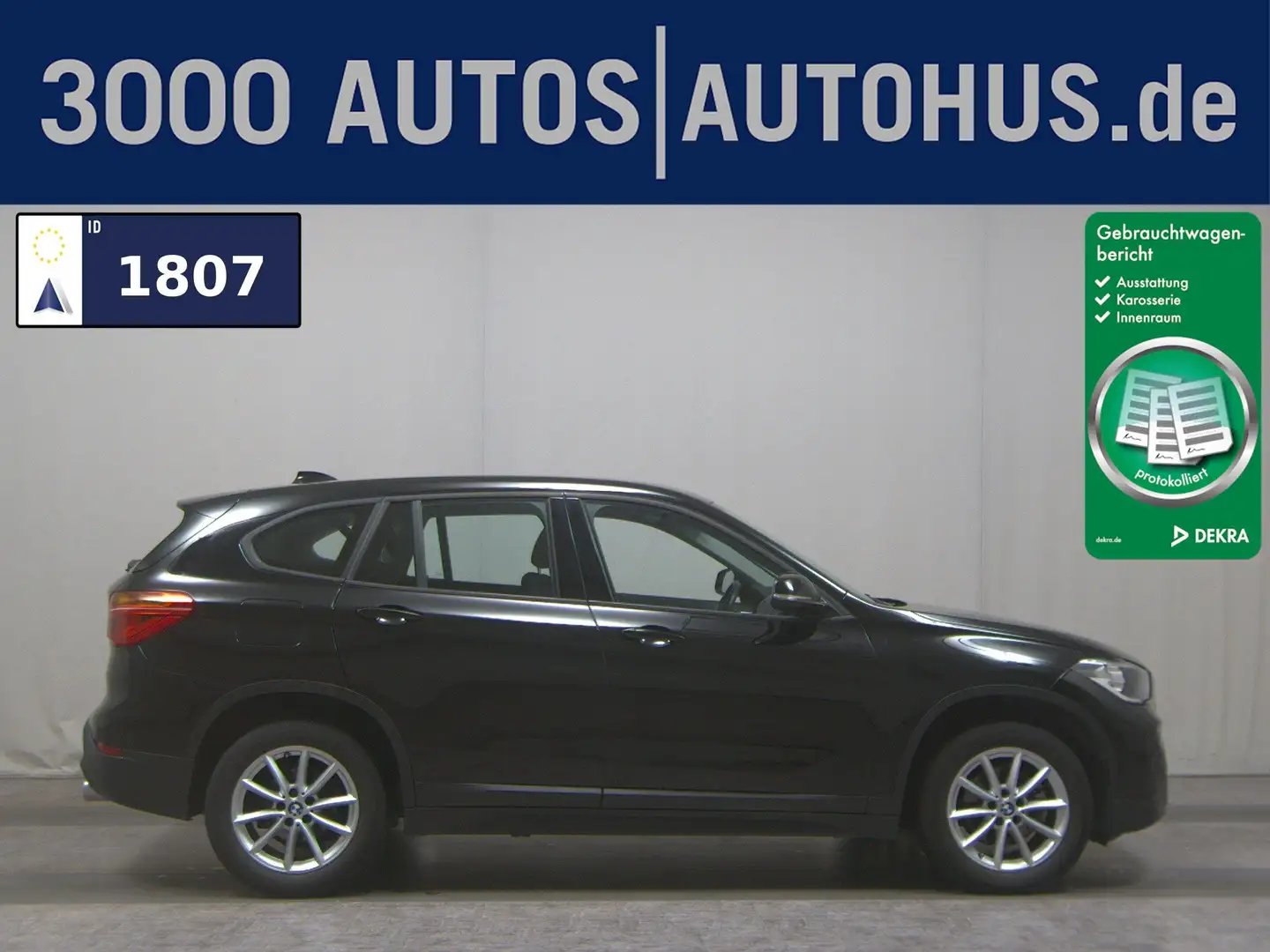 BMW X1 sDrive18d Navi RFK SHZ Park-Assistent Schwarz - 1