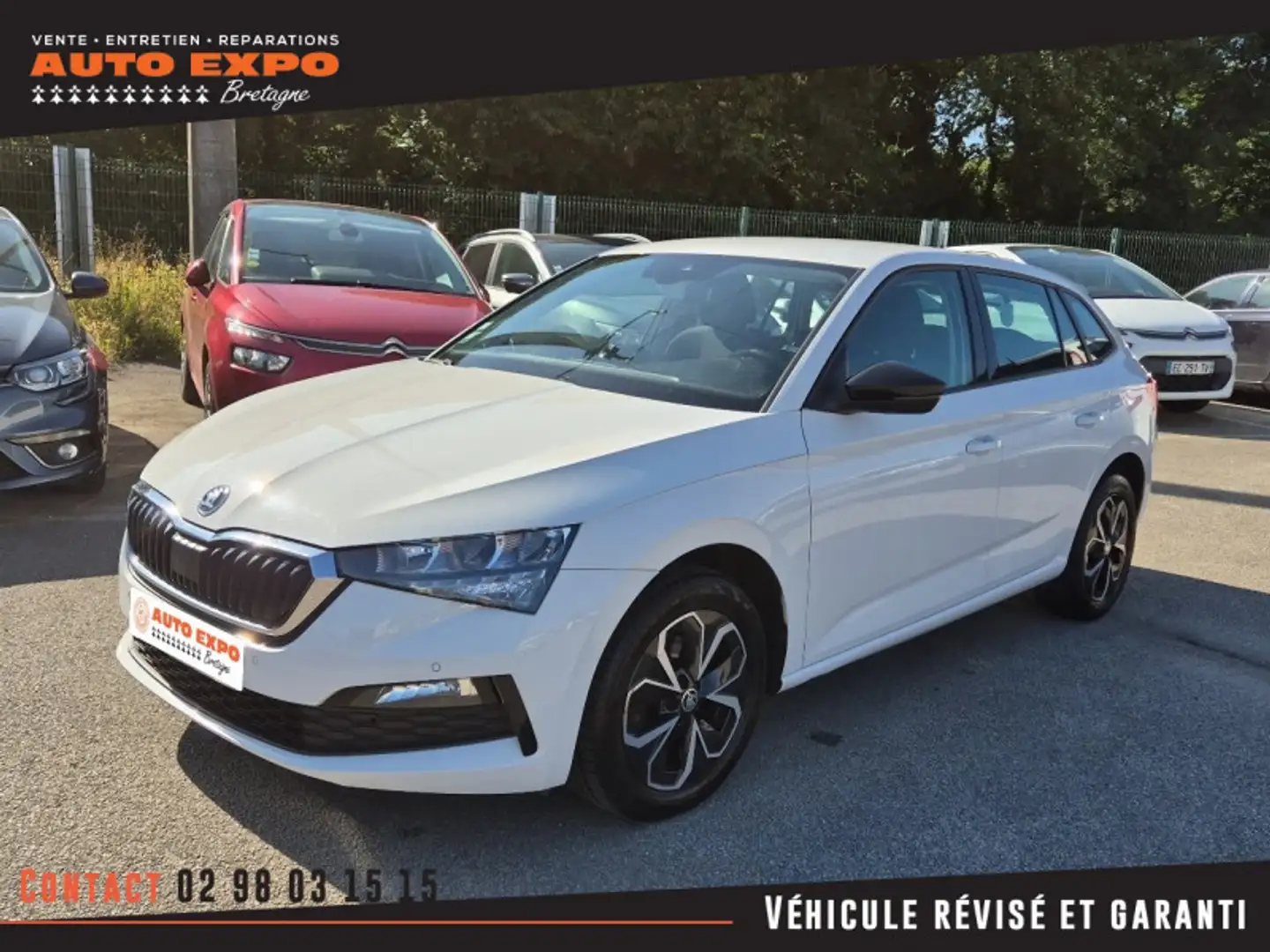 Skoda Scala 1.6 TDI 116CH AMBITION Blanc - 1