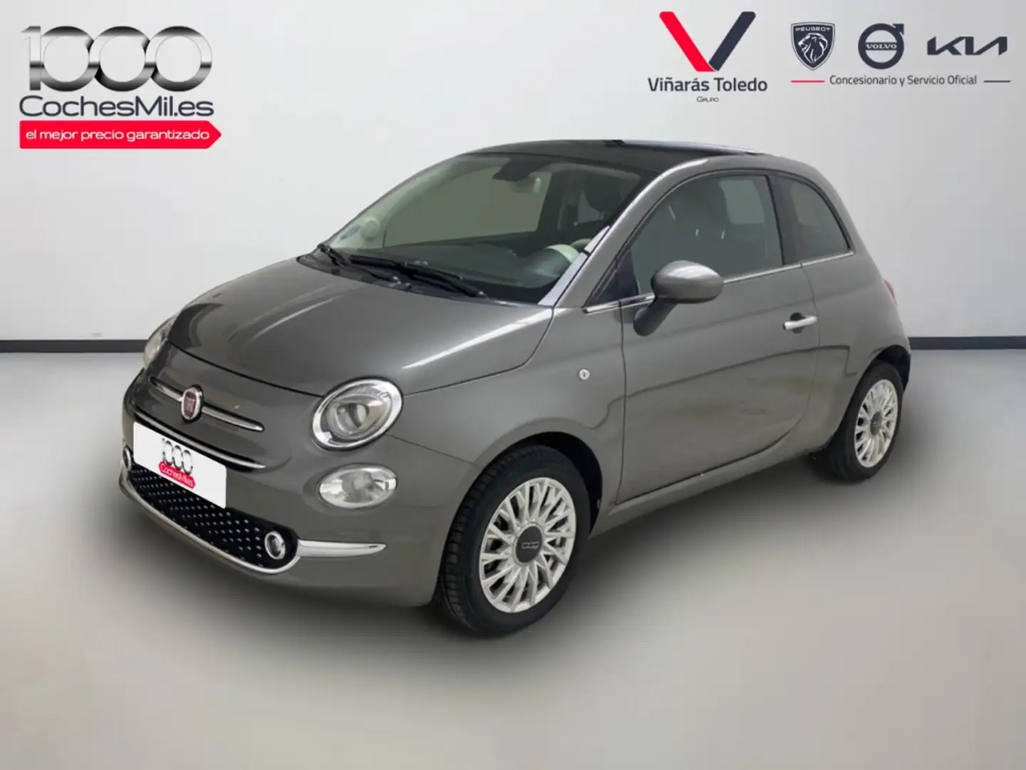 Fiat 500 1.0 Hybrid Dolcevita 52kW Gris - 1
