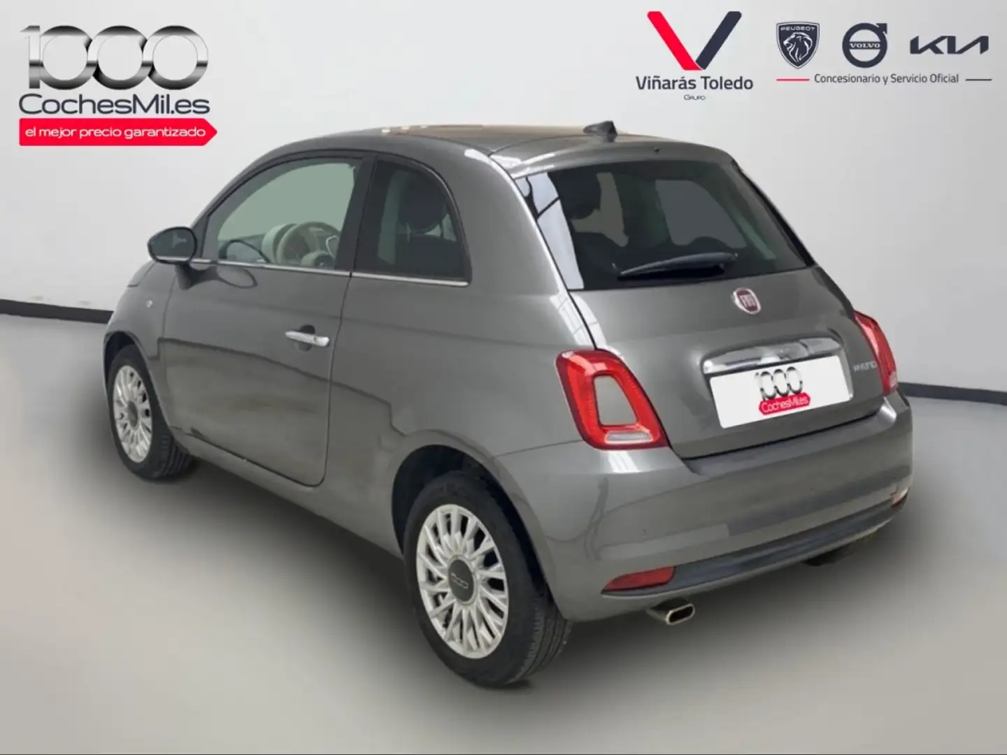 Fiat 500 1.0 Hybrid Dolcevita 52kW Gris - 2
