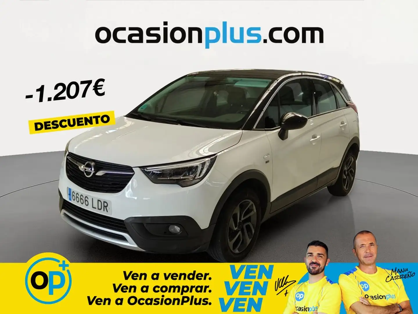 Opel Crossland X 1.2T S&S Design Line - 120 Aniversario 110 Blanco - 1