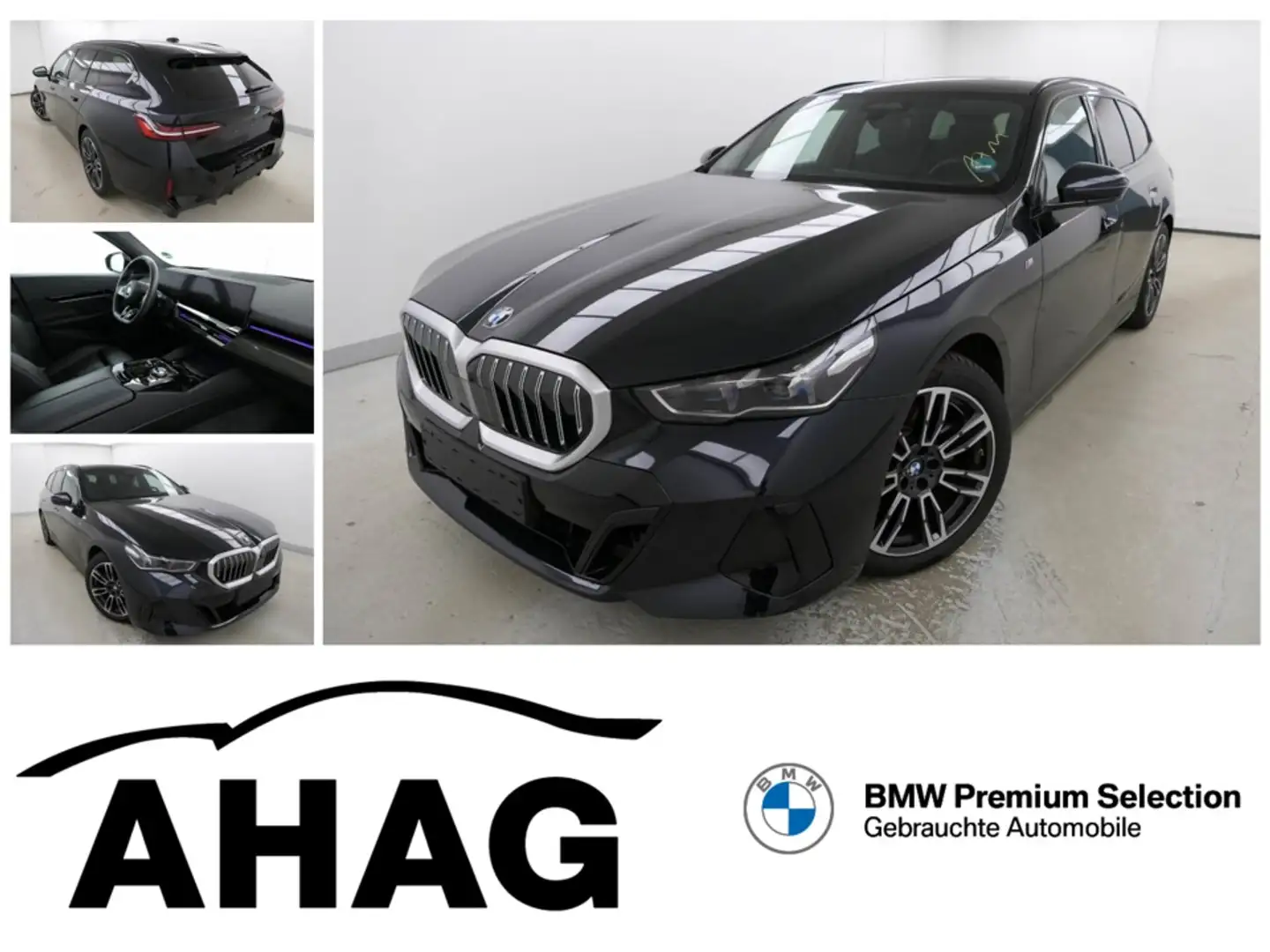 BMW 520 i Touring M Sportpaket Panorama Standhzg. AHK Schwarz - 1