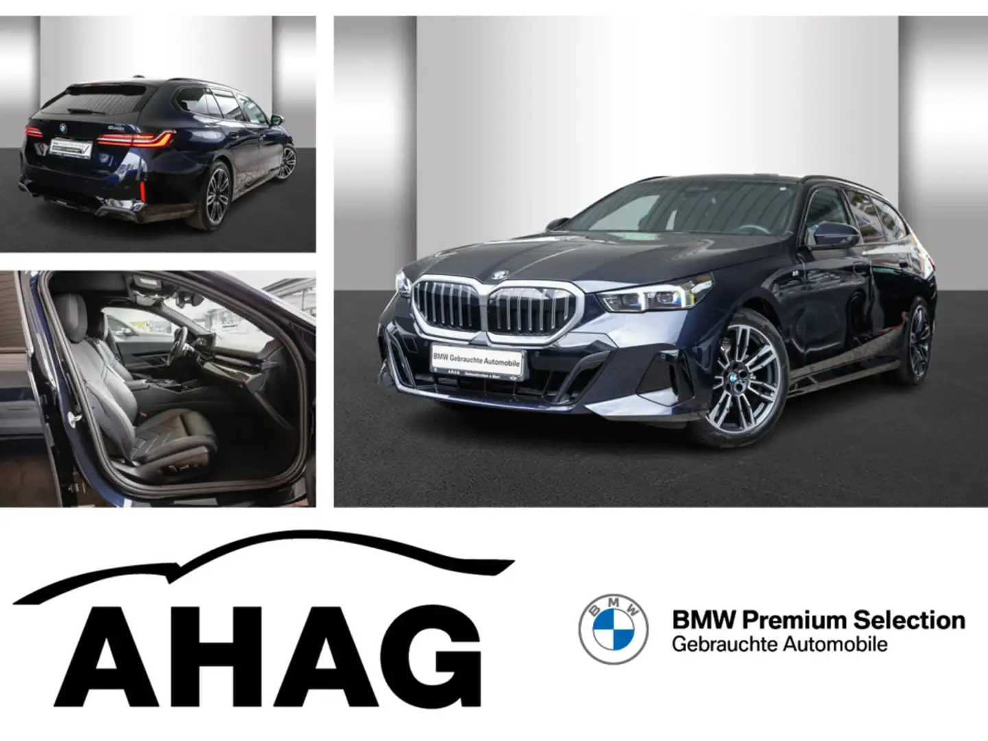 BMW 520 i Touring M Sportpaket Panorama Standhzg. AHK Schwarz - 1