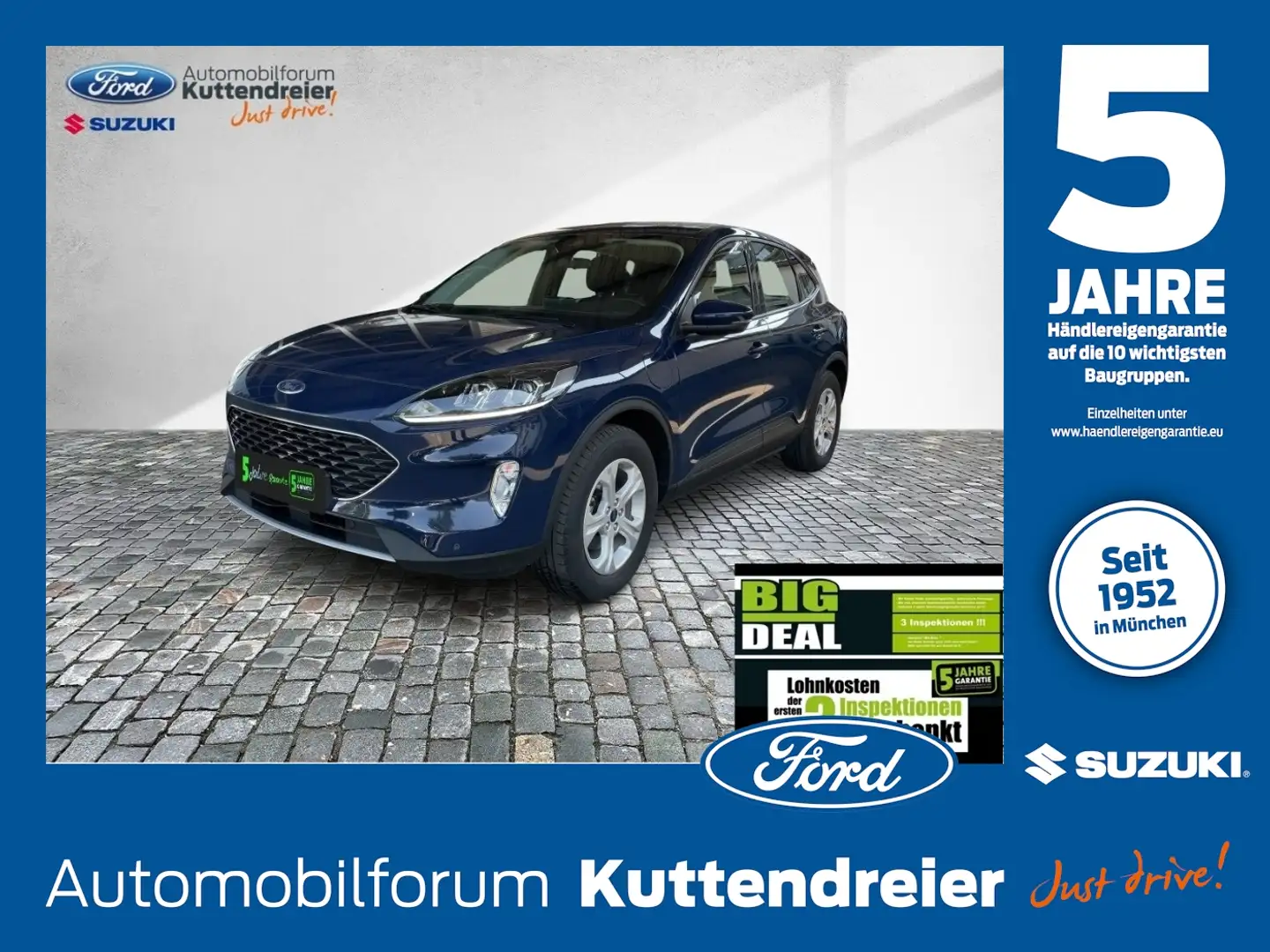 Ford Kuga PHEV Cool & Connect Navi AHKabn. 2xPDC Sitzh Blau - 1