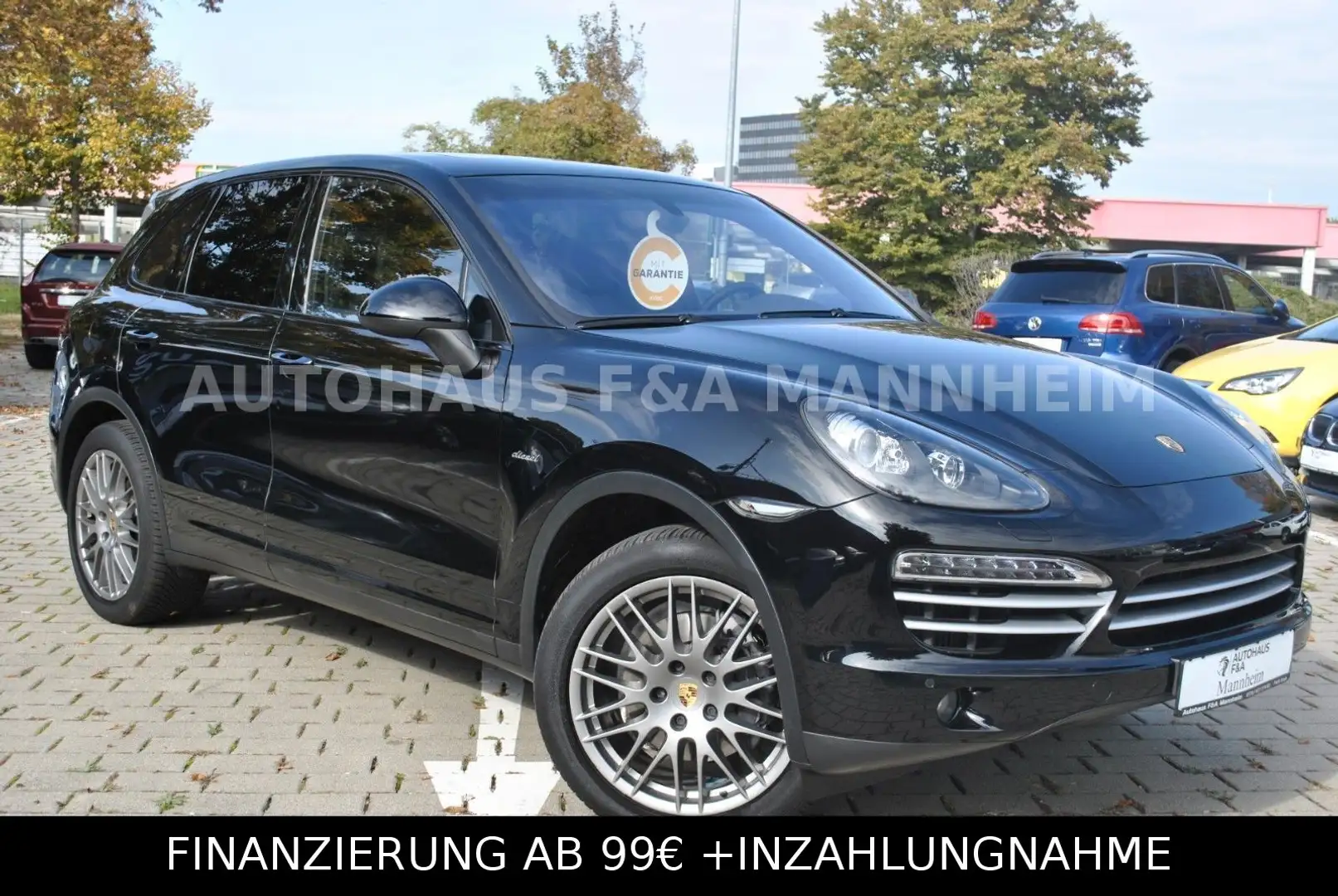 Porsche Cayenne Diesel Platinum Edition AHK NAVI SHZ 2HD Schwarz - 2