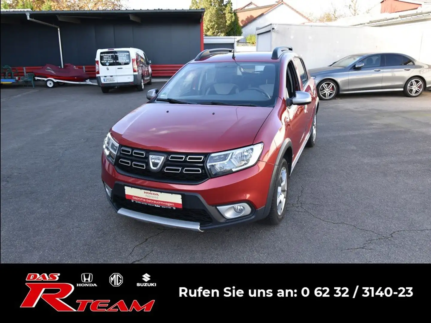 Dacia Sandero Stepway Prestige*Allwetter*Scheckheft*1.Hand Rot - 1