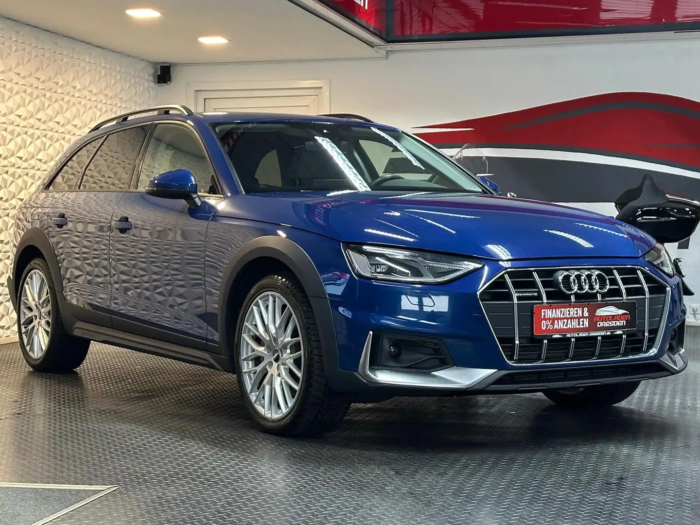 Audi A4 allroad 3.0TDI QUATTRO LED#AHK#TEMPO#SPUR#SH Albastru - 2