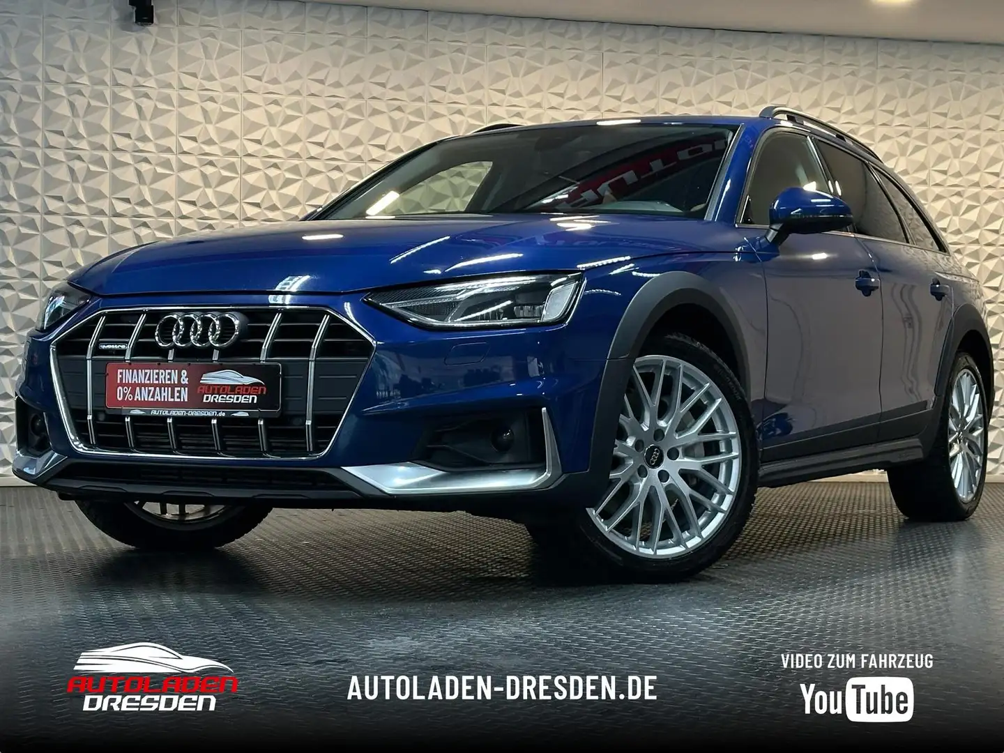 Audi A4 allroad 3.0TDI QUATTRO LED#AHK#TEMPO#SPUR#SH Albastru - 1