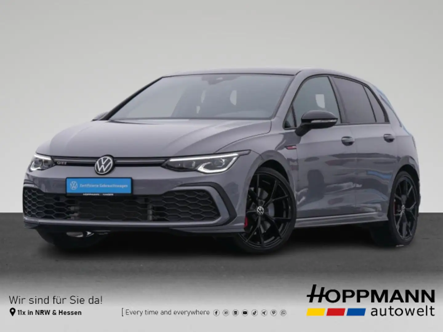 Volkswagen Golf GTI Pano Kamera Navi LED Grau - 1