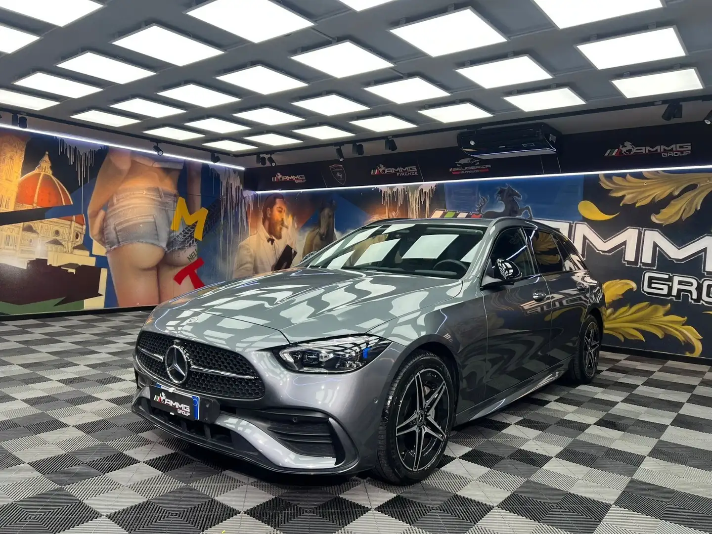 Mercedes-Benz C 300 C SW 300 e phev Premium auto (991) Grigio - 1