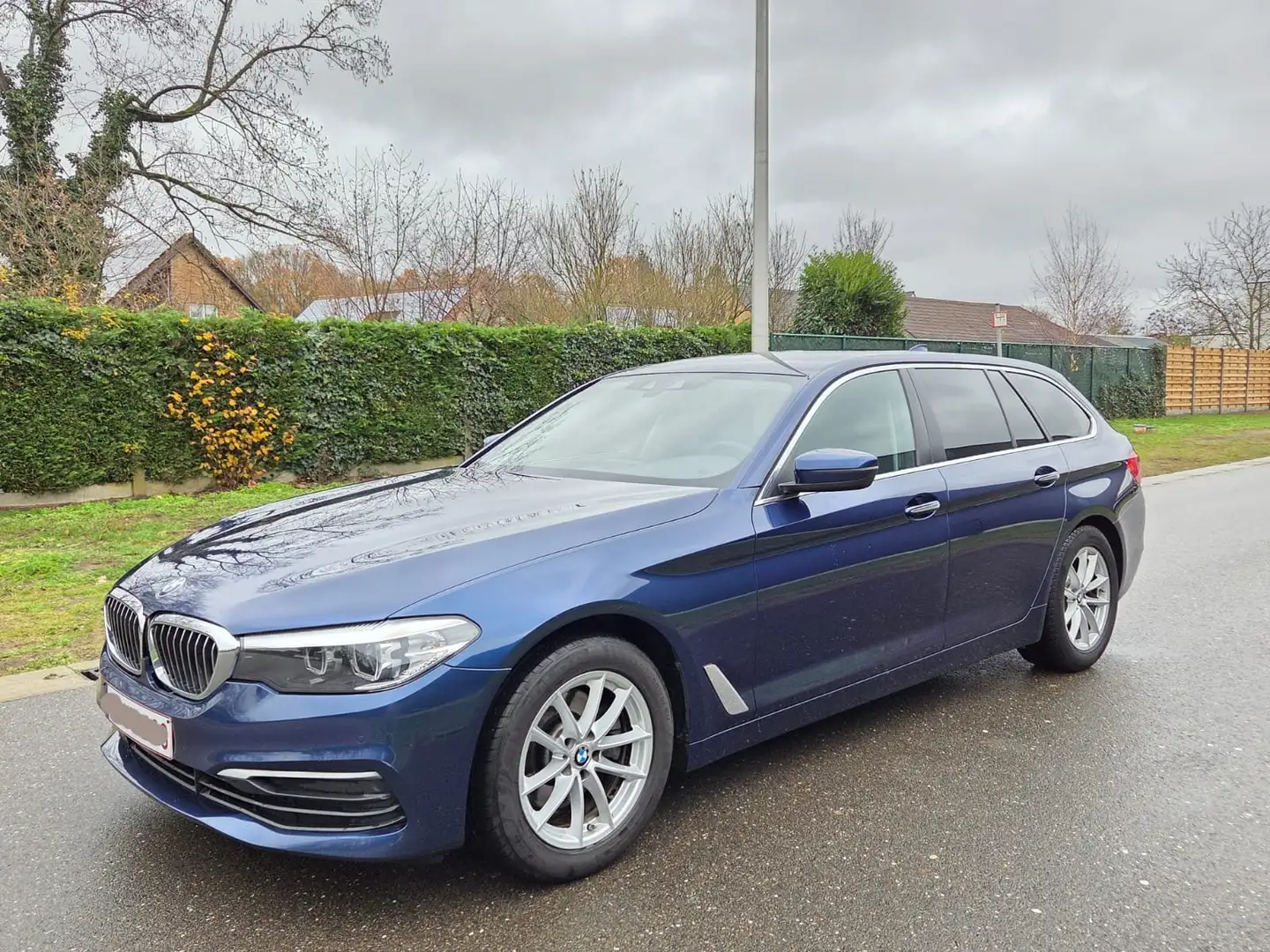 BMW 520 520d Touring Bleu - 2