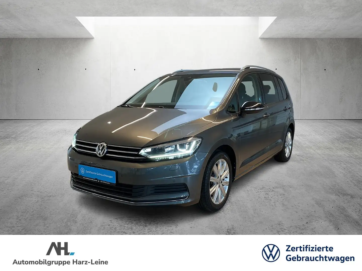 Volkswagen Touran 1.5 TSI IQ.Drive DSG AHK Stand.hz. Navi LED Gris - 1