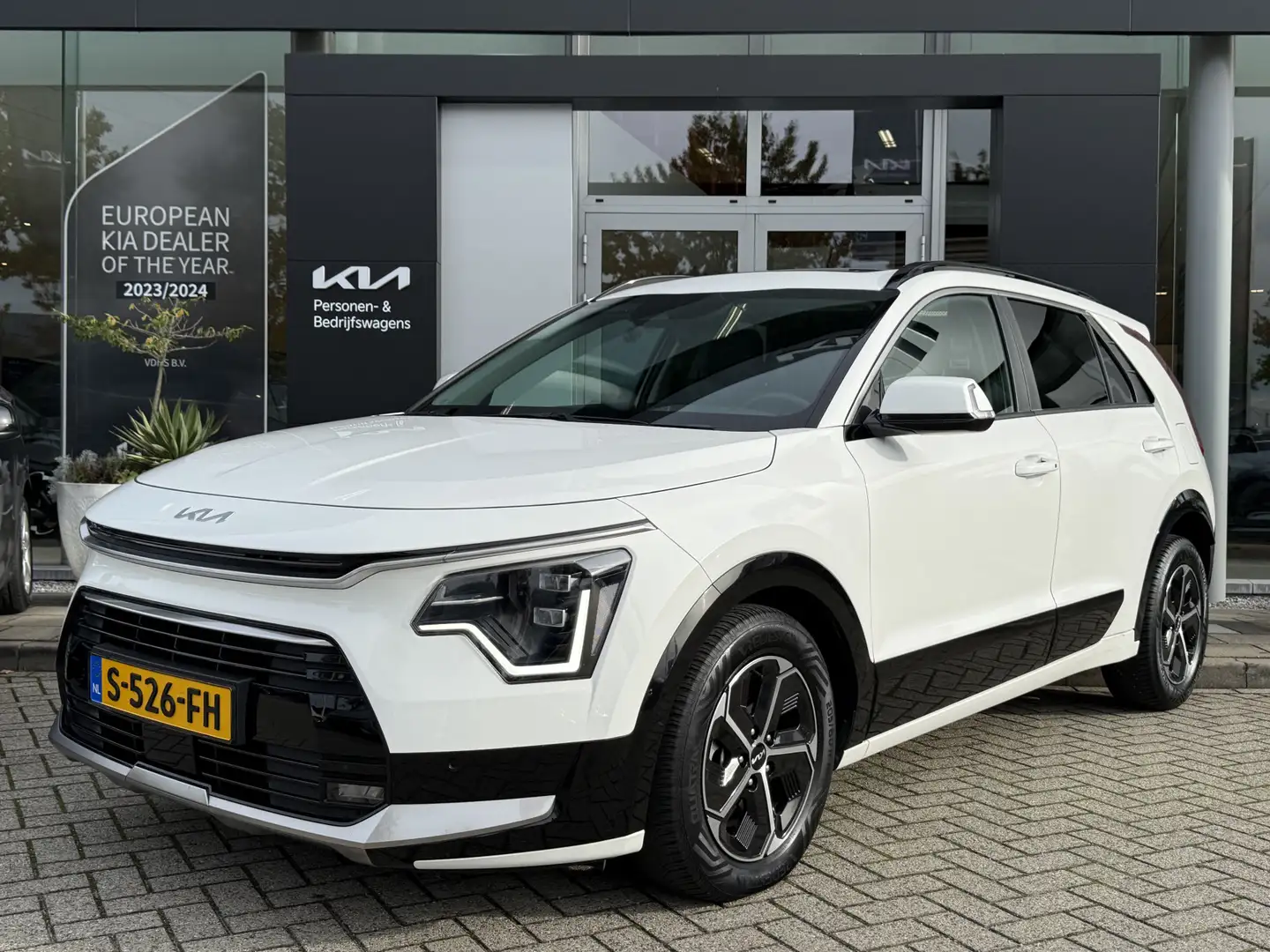 Kia Niro 1.6 GDi Hybrid DynamicPlusLine Trekhaak | Leder | Blanc - 1