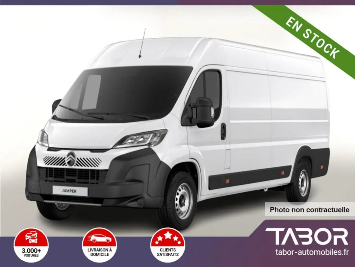 Citroen Jumper 35+ 180 L4H2 cam pack visibility Blanc - 1