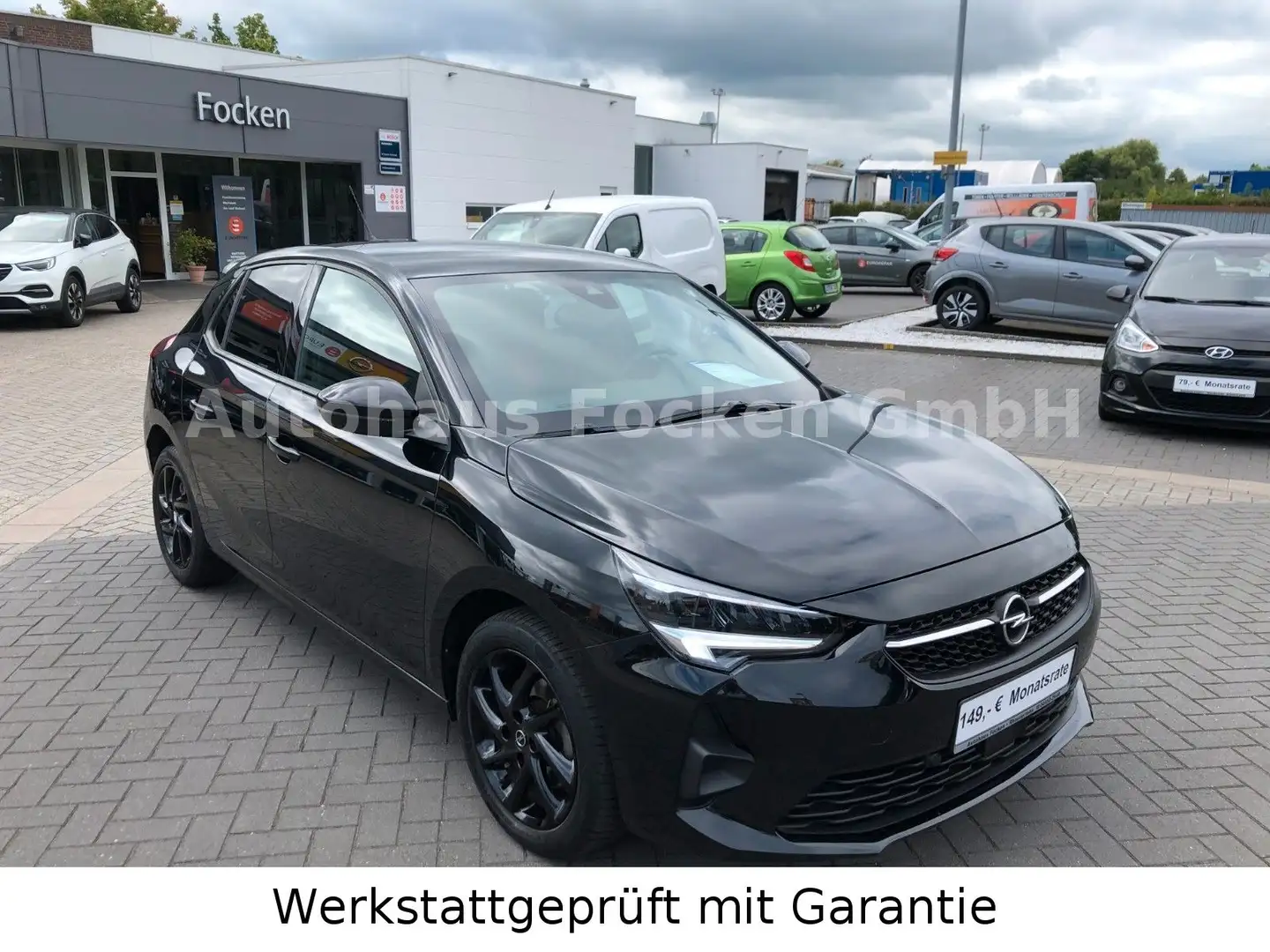 Opel Corsa F GS Line AUTOMATIK Zwart - 1