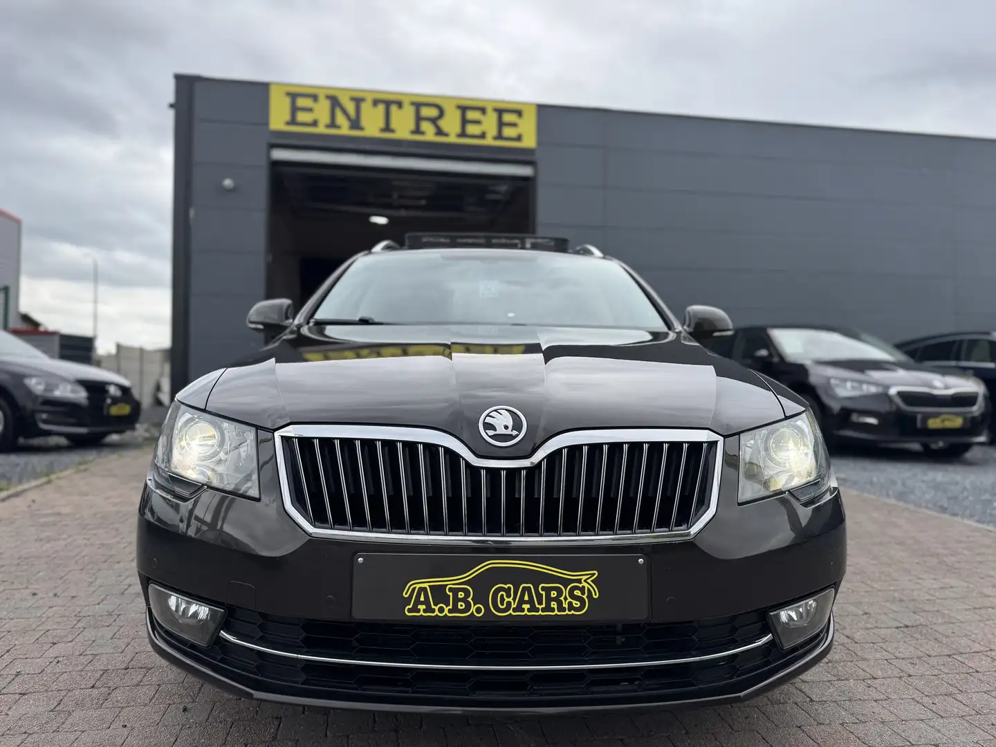 Skoda Superb SW 1.6 CR TDi * FULL OPTIONS* Braun - 2