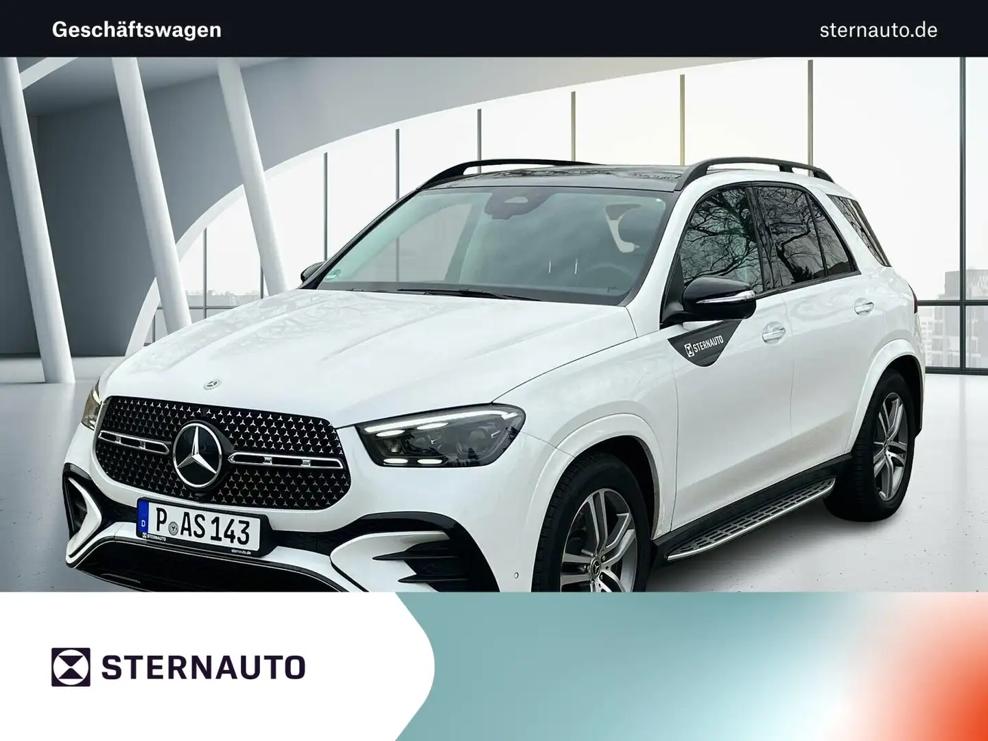 Mercedes-Benz GLE 450 GLE 450 d 4MATIC Pano+Standhzg+Airmatic AMG Line Weiß - 1