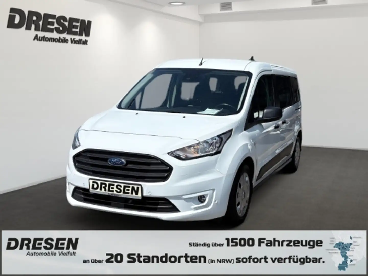 Ford Transit Connect lang Trend Kombi 1.5 EcoBlue 230 L2 Navi ACC DAB S White - 1