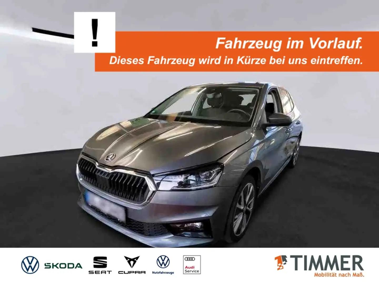 Skoda Fabia 1.0 TSI STYLE +LED +ACC +RKAM +VIRTUAL +NAVI +SHZ Grau - 1