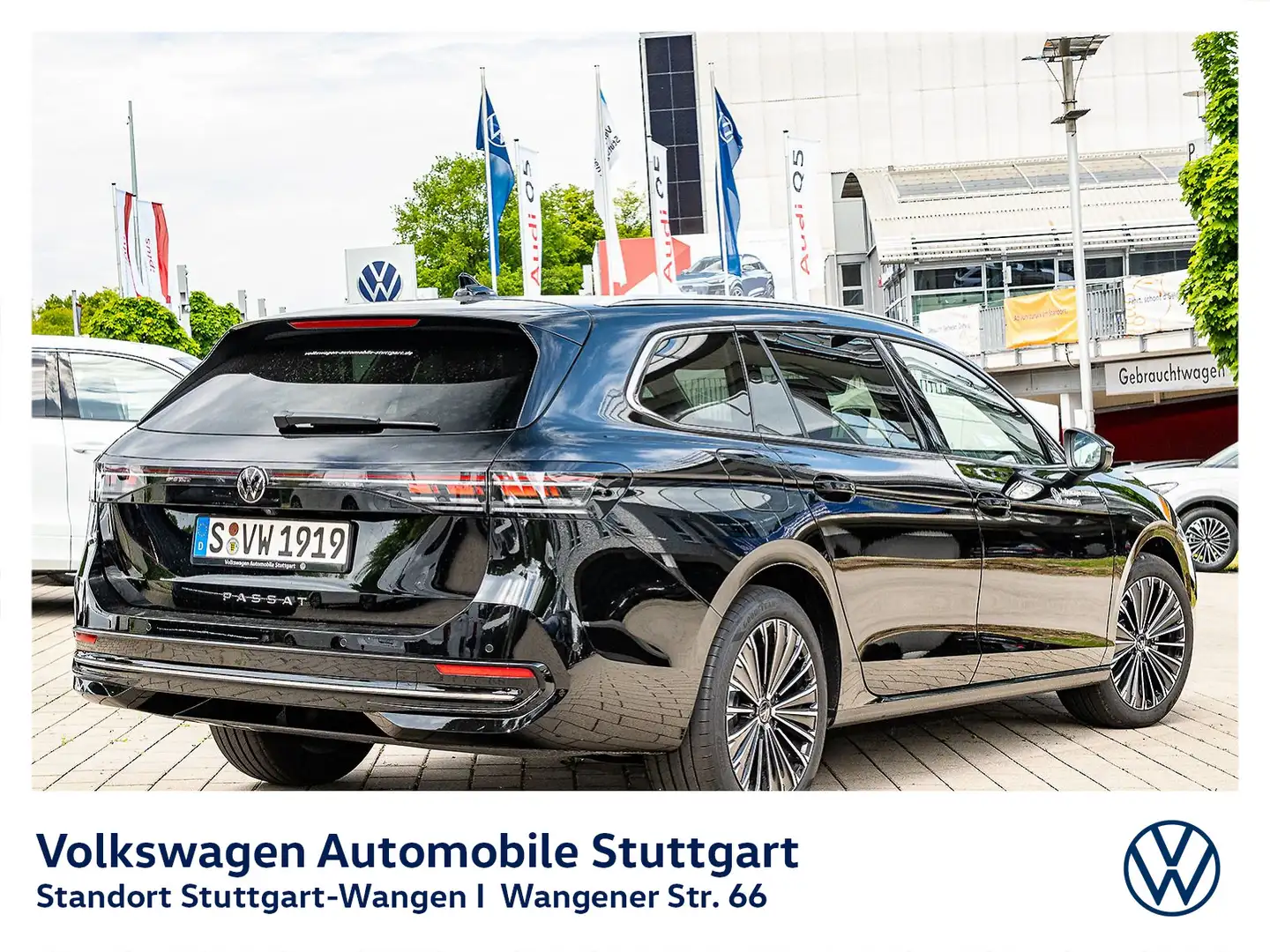 Volkswagen Passat Variant Elegance 2,0 l TDI SCR 110 kW Kli Schwarz - 2