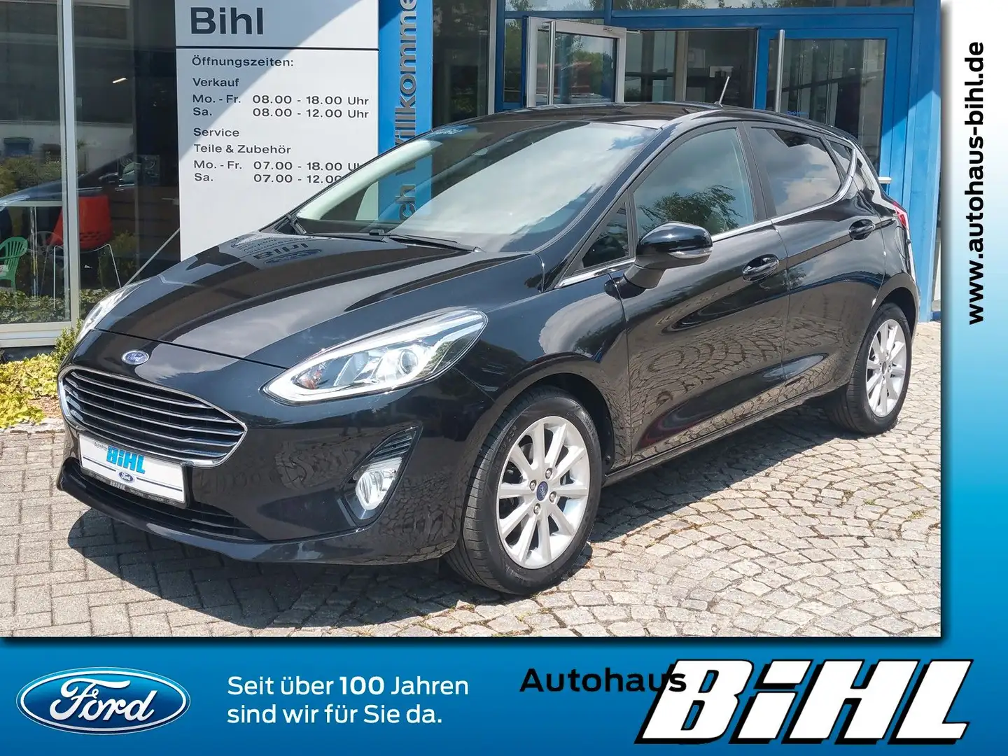 Ford Fiesta Titanium Navi Winterp. Klimaautom. Parkp. Noir - 1