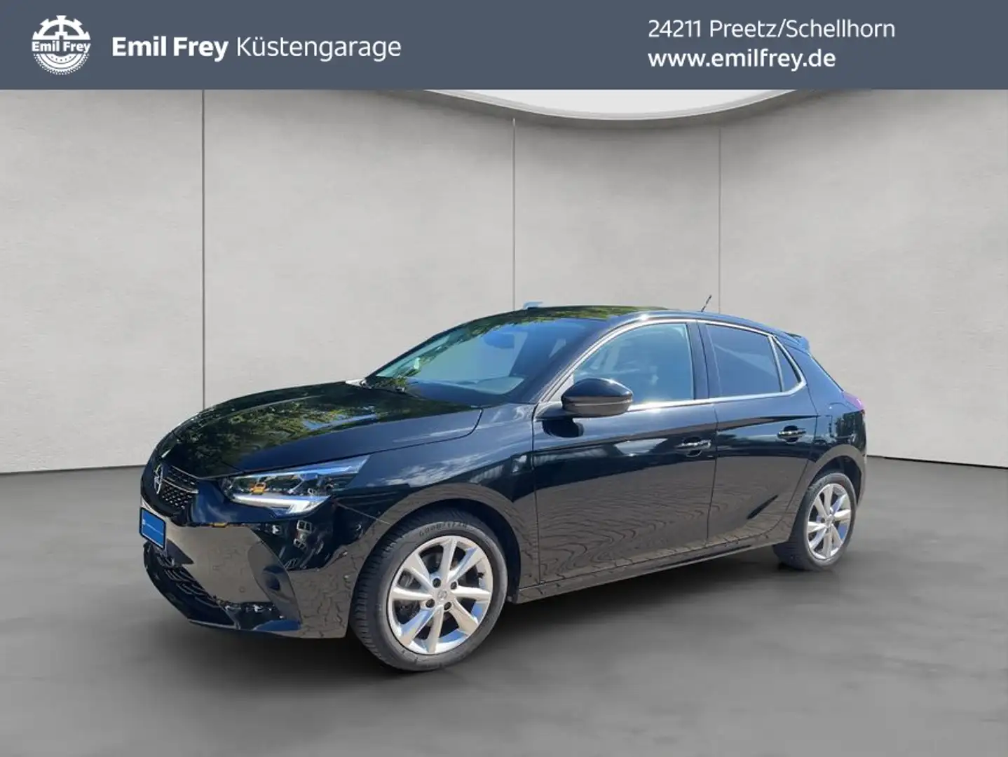 Opel Corsa 1.2 Automatik Elegance Kamera SHZ CarPlay Zwart - 1