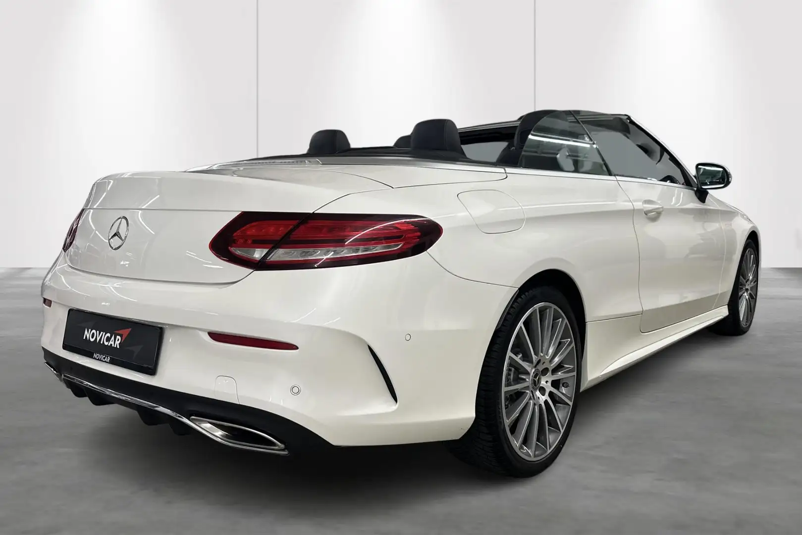 Mercedes-Benz C 180 Cabrio C Auto Cabriolet Blanc - 2