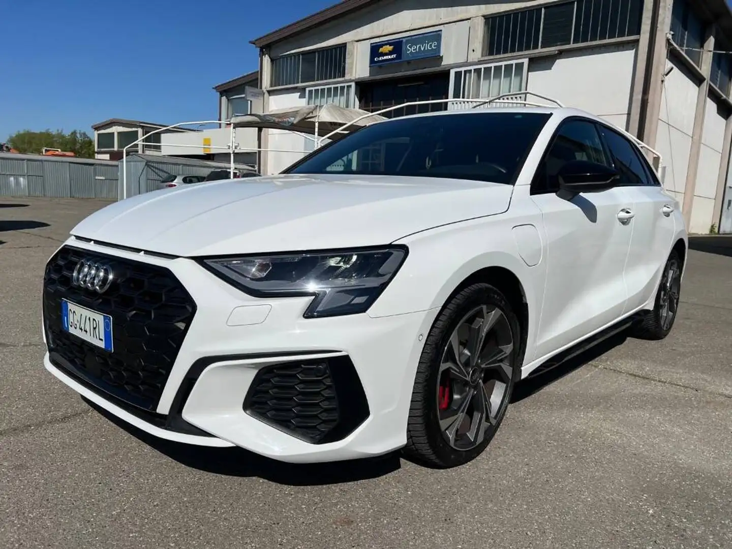 Audi A3 45 1.4 tfsi e S line edition s-tronic Blanc - 2