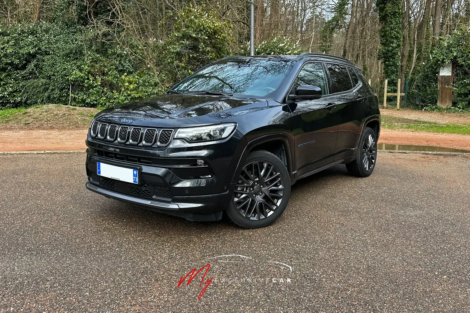 Jeep Compass II (2) 1.3 PHEV T4 240 ch 4XE S - Ttes Opt. - TVA Schwarz - 1