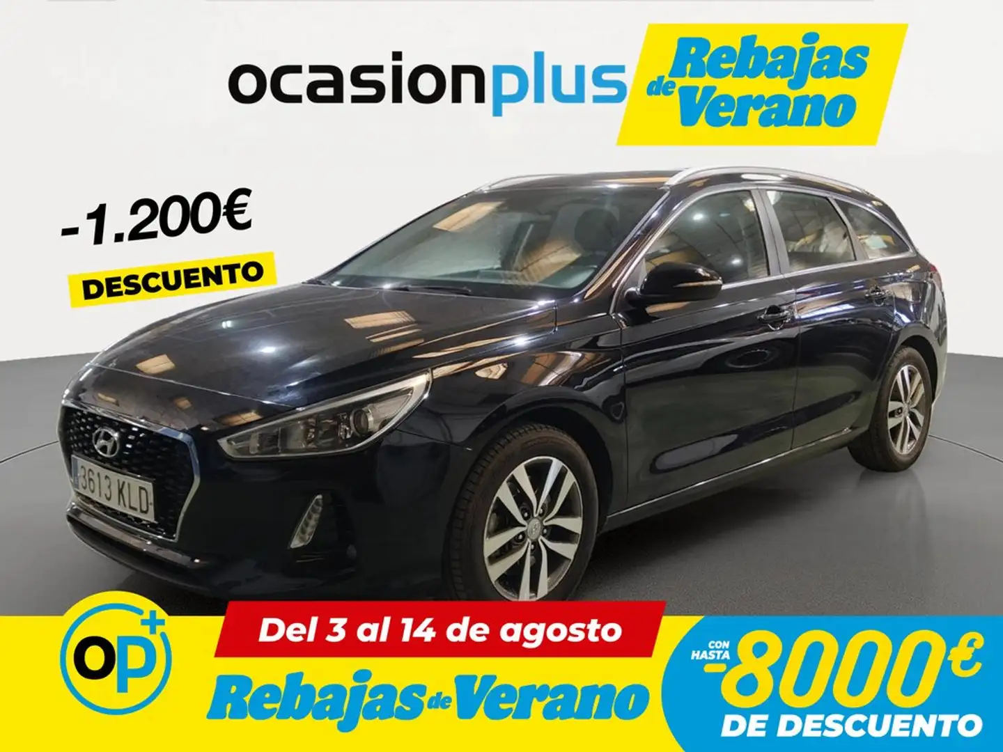 Hyundai i30 CW 1.6CRDi Tecno 110 Negro - 1
