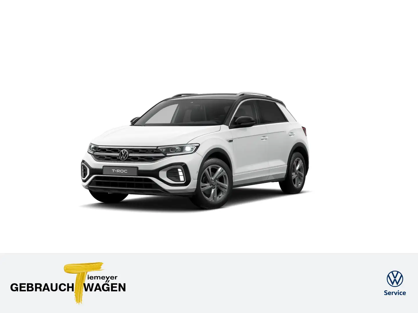 Volkswagen T-Roc 1.5 TSI DSG R-LINE LM17 NAVI AHK KAMERA Weiß - 1