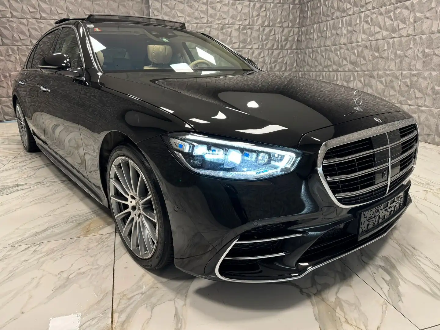 Mercedes-Benz S 400 AMG-Paket d 4Matic Lang 3d-VOLLLLLLLL Schwarz - 1