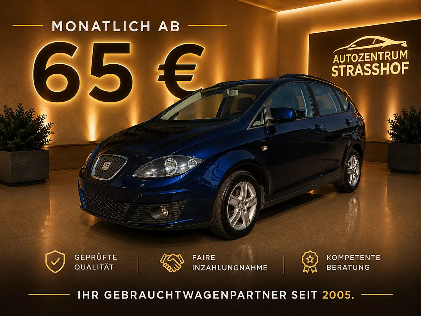 SEAT Altea XL Reference 1,9 TDi DPF Blau - 1