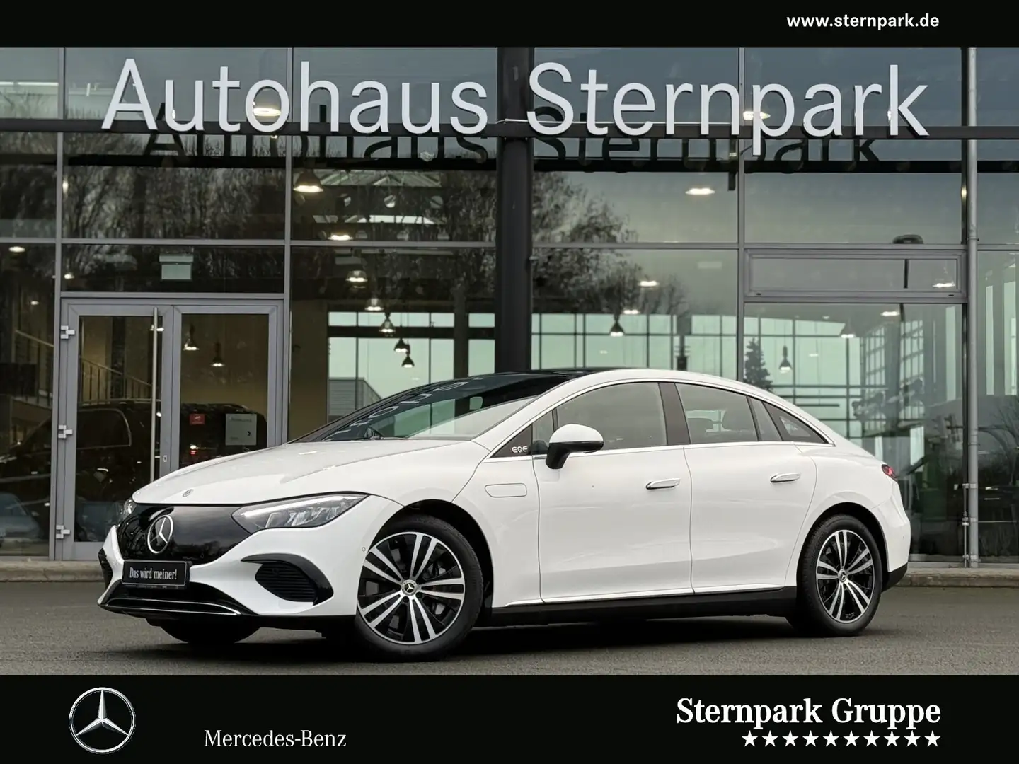 Mercedes-Benz EQE 300 EQE 300 Advanced+ Pano/Memory/AHK/22kwAC/Memory Weiß - 1