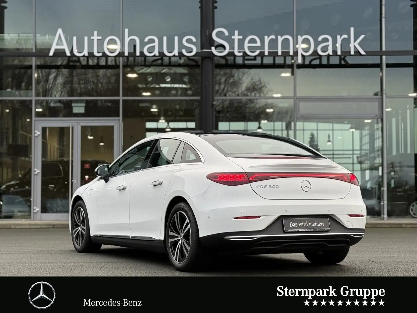 Mercedes-Benz EQE 300 EQE 300 Advanced+ Pano/Memory/AHK/22kwAC/Memory Weiß - 2
