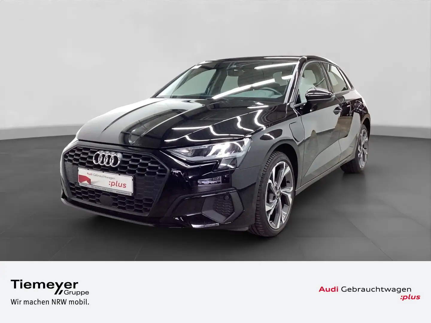 Audi A3 40 TFSIe PDC+ DAB+ STDHZ GRA Schwarz - 1