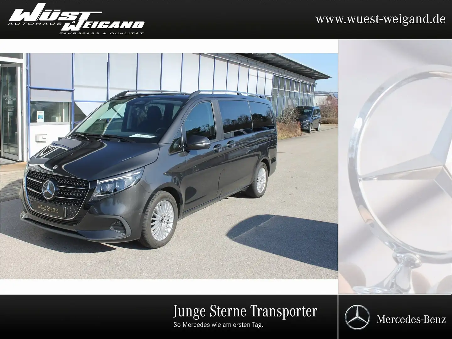 Mercedes-Benz V 220 d STYLE Lang+AHK+Distronic+Klima+Kamera+ Grau - 1