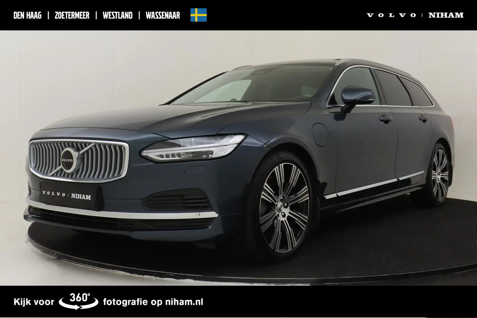 Volvo V90 T8 PLUG-IN HYBRID AWD ULTRA BRIGHT *FULL OPTIONS!* Bleu - 1