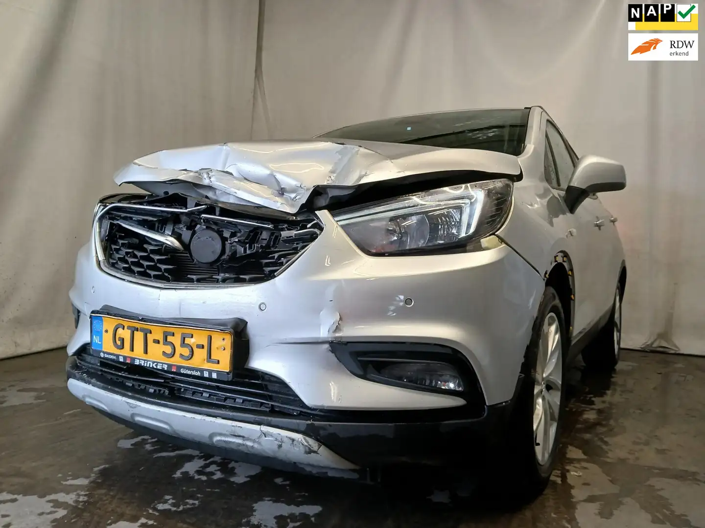 Opel Mokka X 1.4 Turbo Edition - Automaat - Front / Achter Scha Grijs - 1