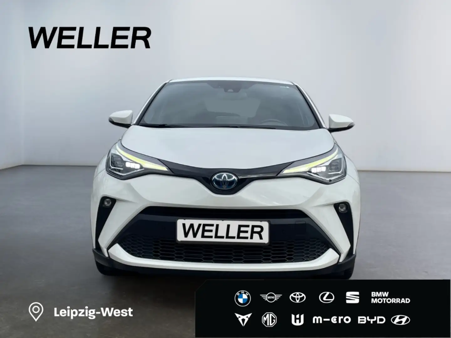 Toyota C-HR 2.0 Hybrid Lounge *AHK*JBL*Teilleder*SHZ*CAM* Weiß - 2