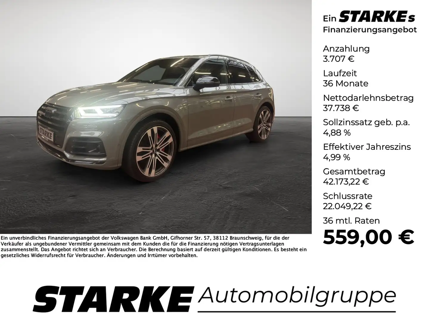 Audi SQ5 3.0 TDI V6 Grau - 1
