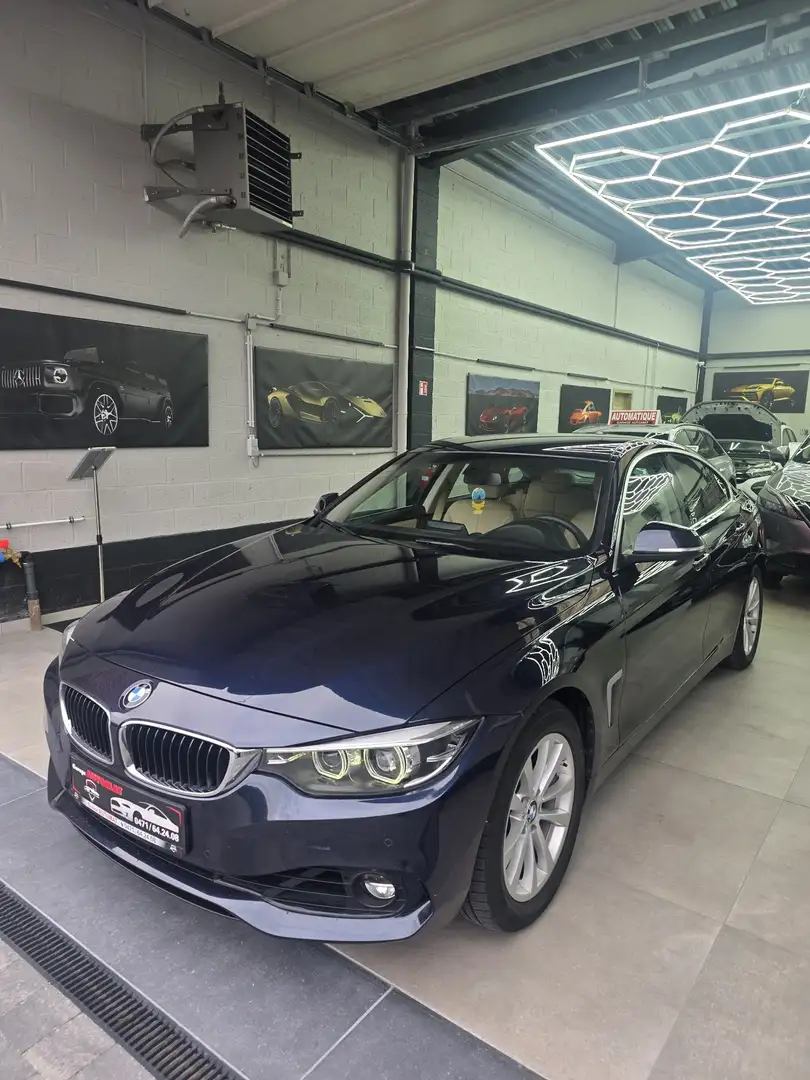 BMW 418 LED//CUIR//GARANTIE//CAMERA Blau - 1