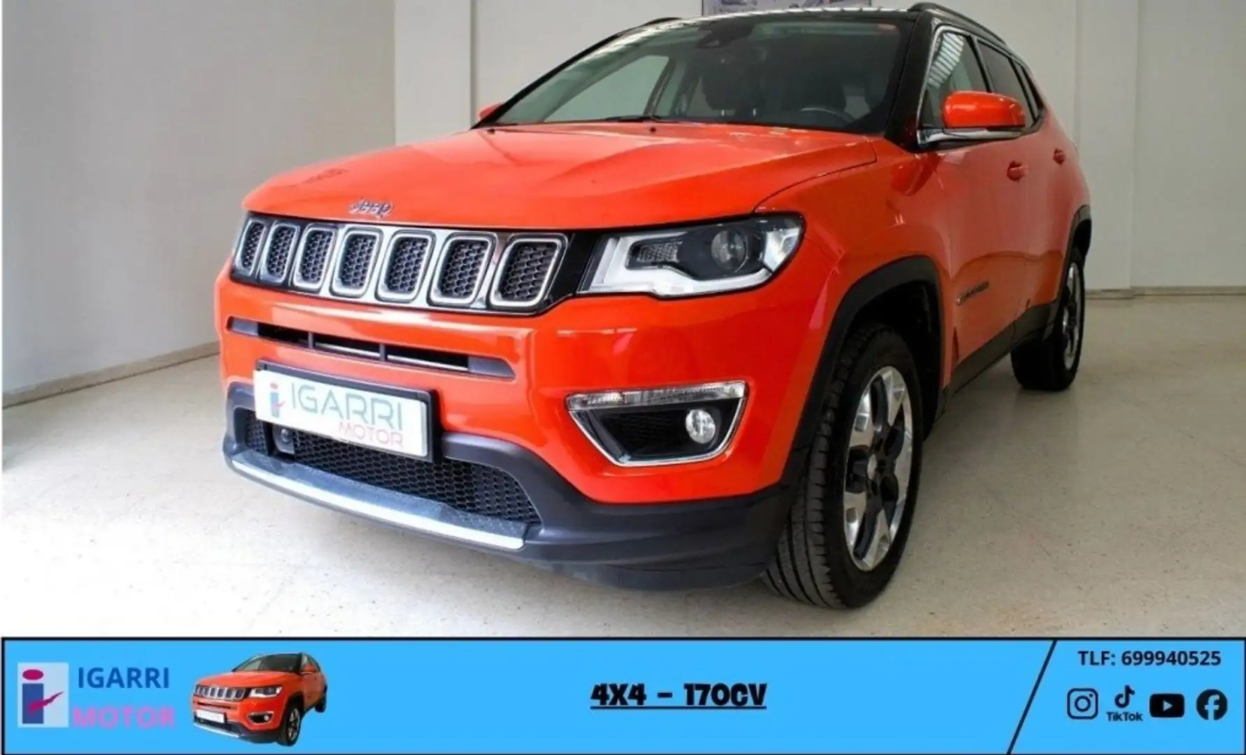 Jeep Compass 2.0 Mjt Limited 4x4 AD Aut. 125kW Rojo - 2
